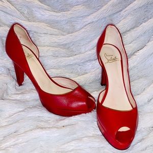 Christian Louboutin Classic Red heels size 10.5